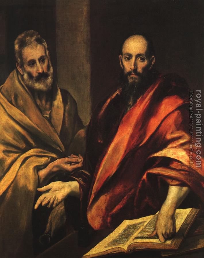 El Greco : Apostles Peter and Paul